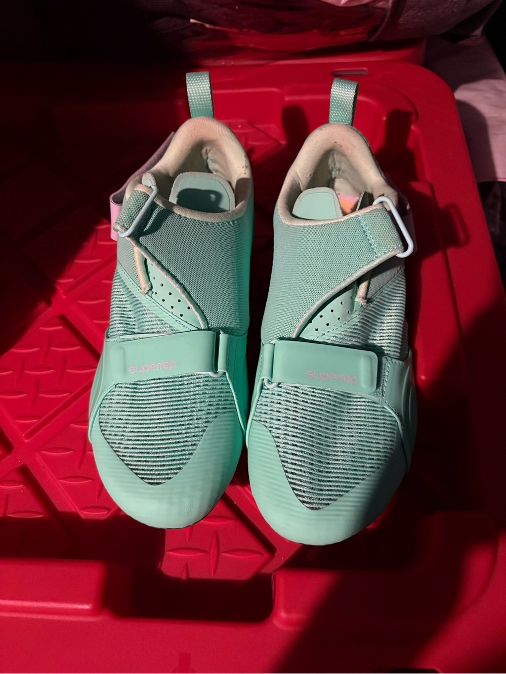Nike Mint Green Slip-On Athletic Peloton Shoes